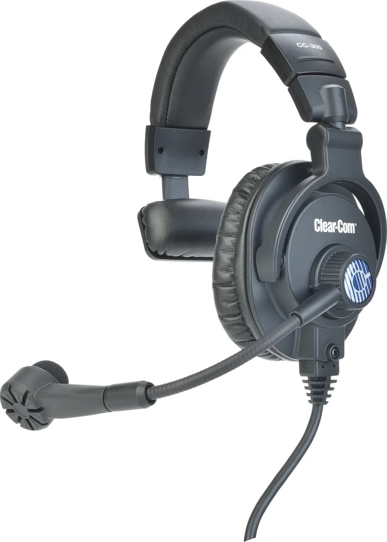 Clear-Com CC-300 single-ear intercom headset