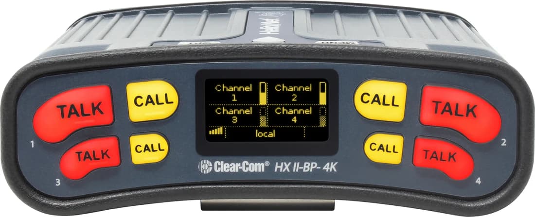 Clear-Com HelixNet HXII-BP-4K four-channel digital partyline beltpack