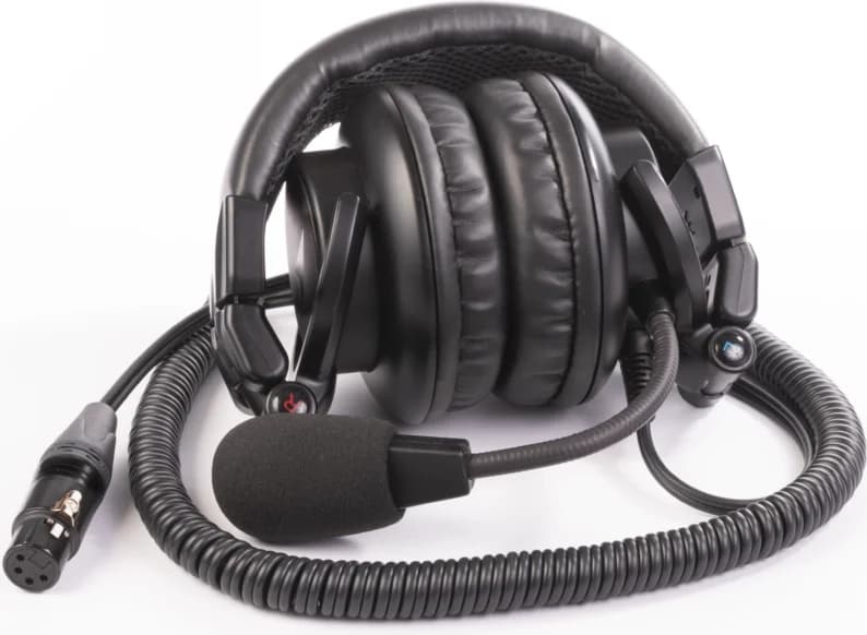 Green-GO HS200D double-ear intercom headset