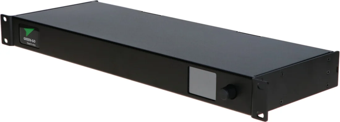 Green-GO Quad four-wire interface, 1U rack unit