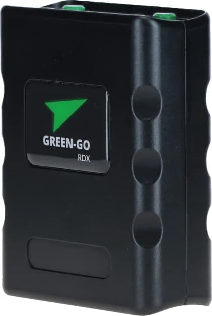 Green-GO Radio X interface for linking a two-way radio to the intercom
