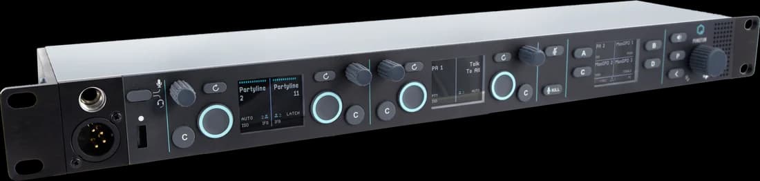 PunQtum Q210 P four-channel speaker station, 1U rack unit