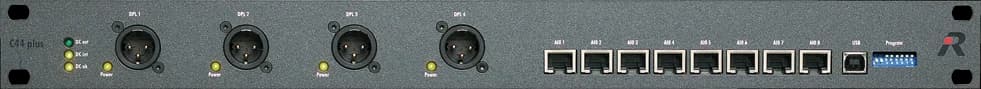 Riedel Performer C44plus system interface, 1U front panel